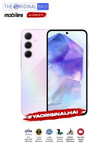 Samsung A55 5G | 8GB RAM | 256GB Storage | PTA Approved | 12 Months Warranty | Violet | The Original Bro Mobiles - TOB23